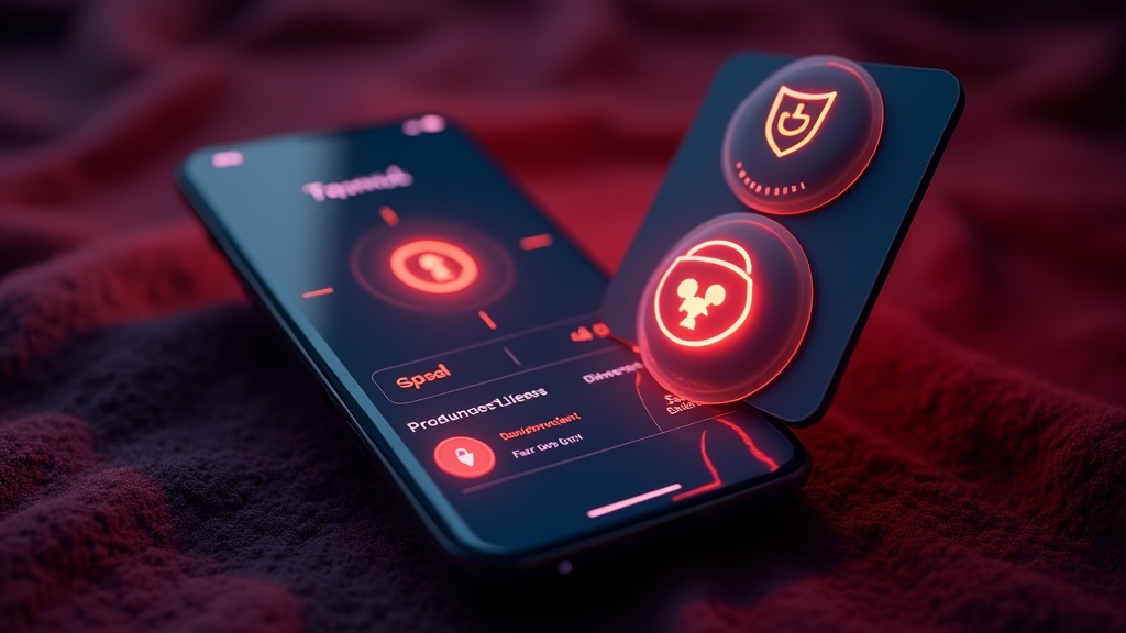 A mobile casino app security screen showing license and fair play signals