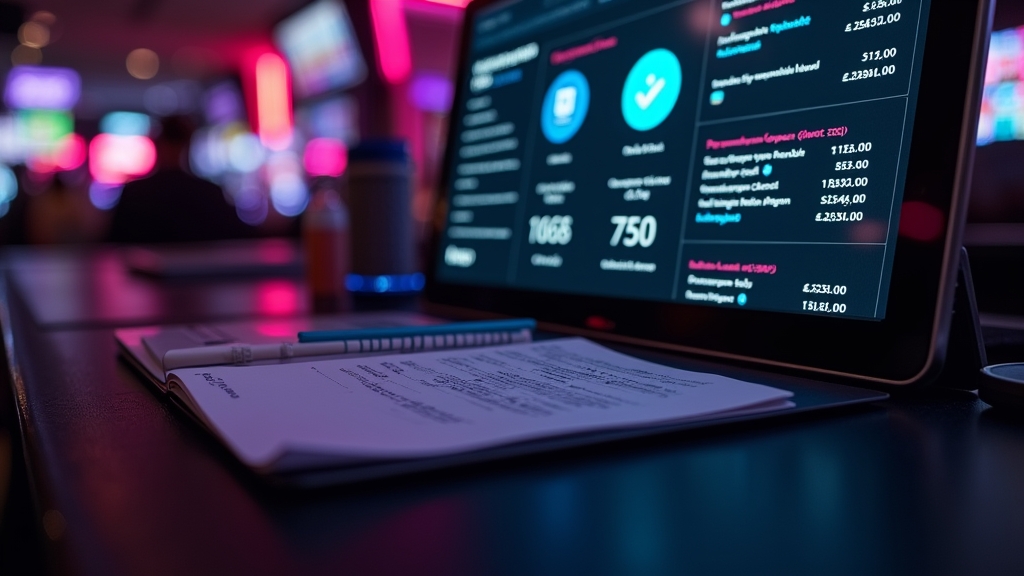 A casino withdrawal dashboard showing pending and failed payment alerts